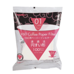 Hario V60 Filterpapier für 1-2 Tassen 100Stück