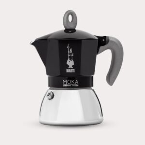 Bialetti Moka Induktion 6 Tassen schwarz