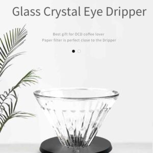 Timemore crystal eye glass dripper 01 schwarz